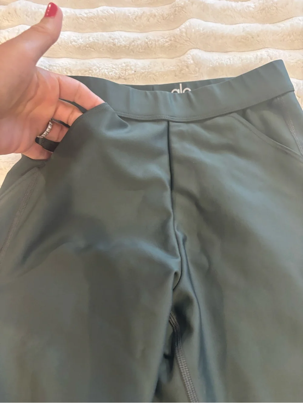 ALO Yoga Forest Green High-Rise Leggings
